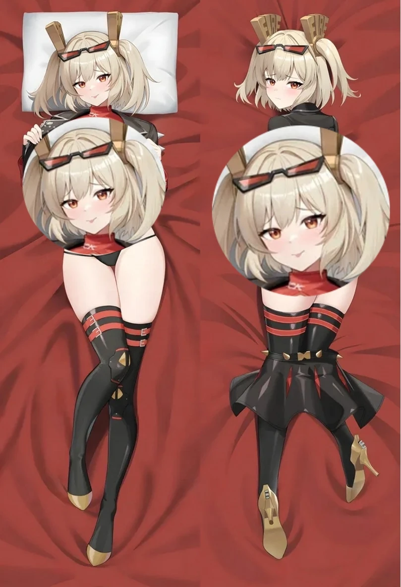 ZZZ أنيمي لعبة Zenless منطقة صفر بورنيس وايتا تأثيري Dakimakura كيس وسادة المعانقة الجسم الدعامة