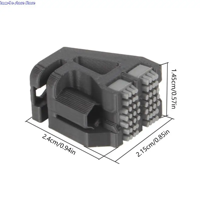 D0UA Double Brush Auddle Wiper Silicone Moyzze Brush for lab p1