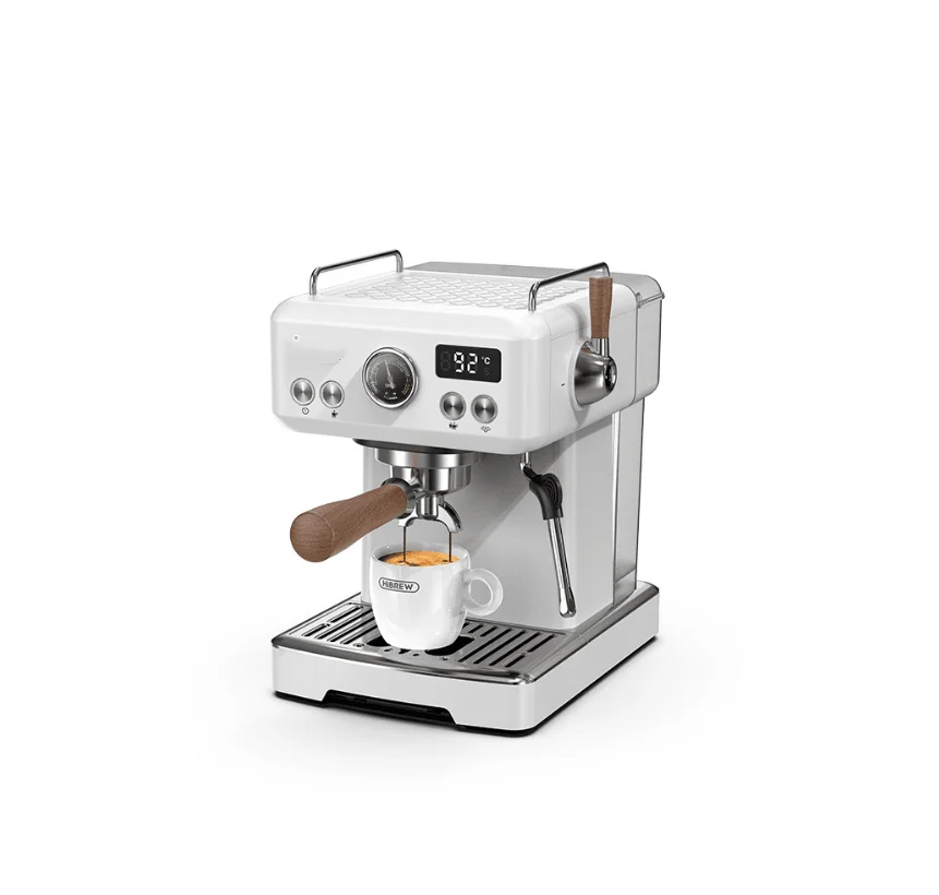 20Bar Semi-Automatic Coffee Maker-Cold/Hot Brew with 95°C Brewing, 135°C Steam, 58mm Ground Coffee, 1350W Pump-Press Steam Blowe