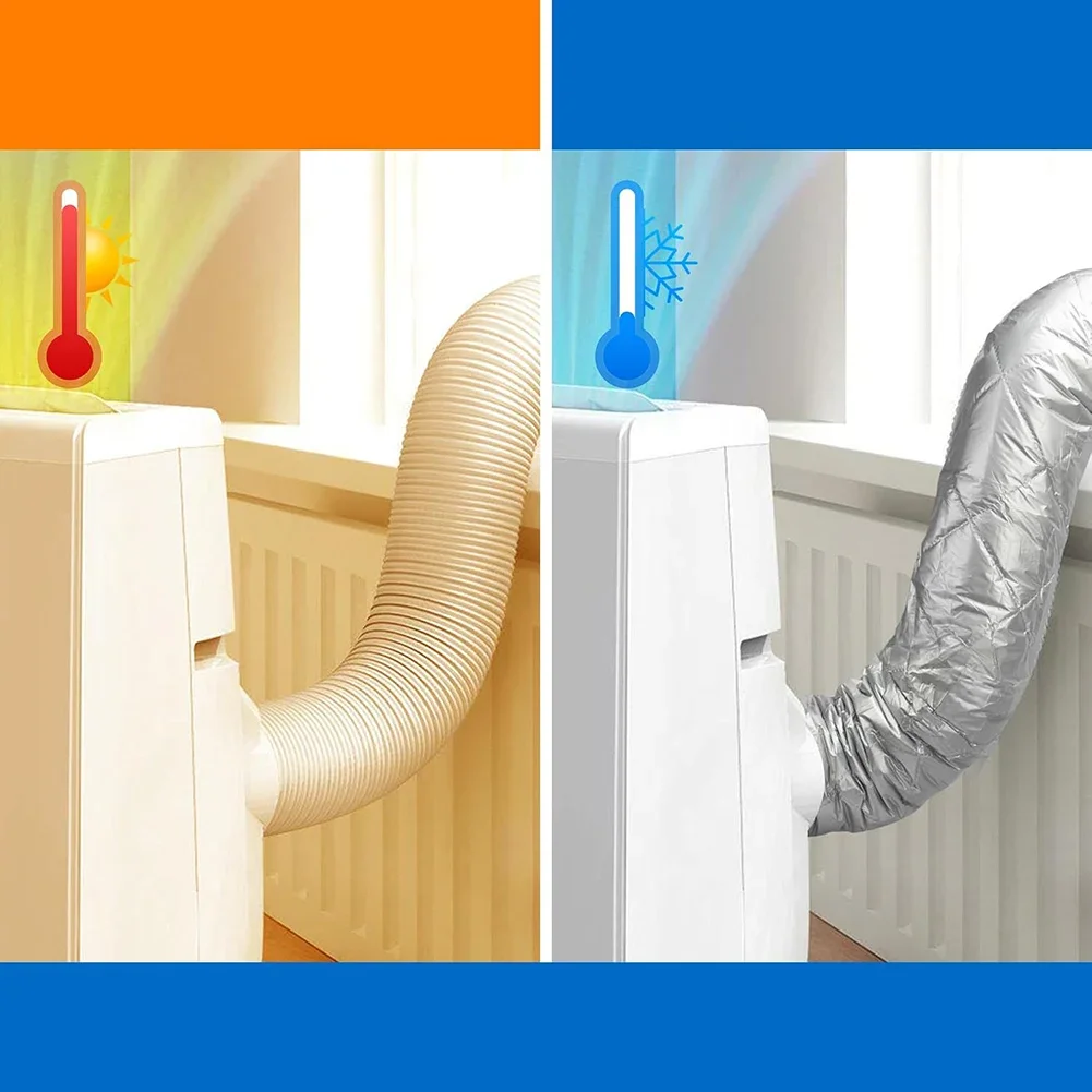 1 шт., защитная крышка для шланга кондиционера с 2 лентами для крепления, ткань Оксфорд, изолированная крышка для шланга переменного тока, детали инструментов