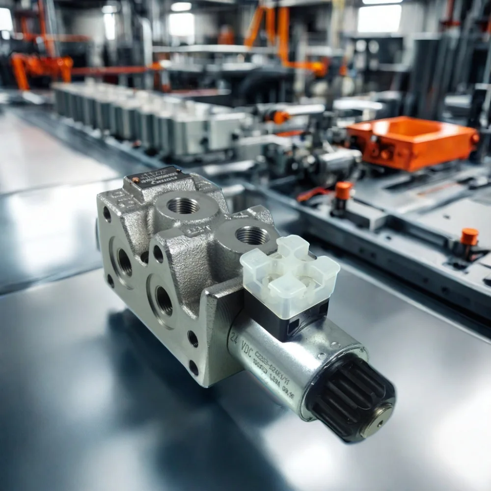 EVDS6W-G038-C1D24-BY двухпозиционный шестиходовой электромагнитный распределитель Pmax = 320 бар, высокотемпературный тип EVDS6W-G038-C1D24-BY двухпозиционный шестиходовой электромагнитный распределитель Pmax = 320 бар, высокотемпературный тип