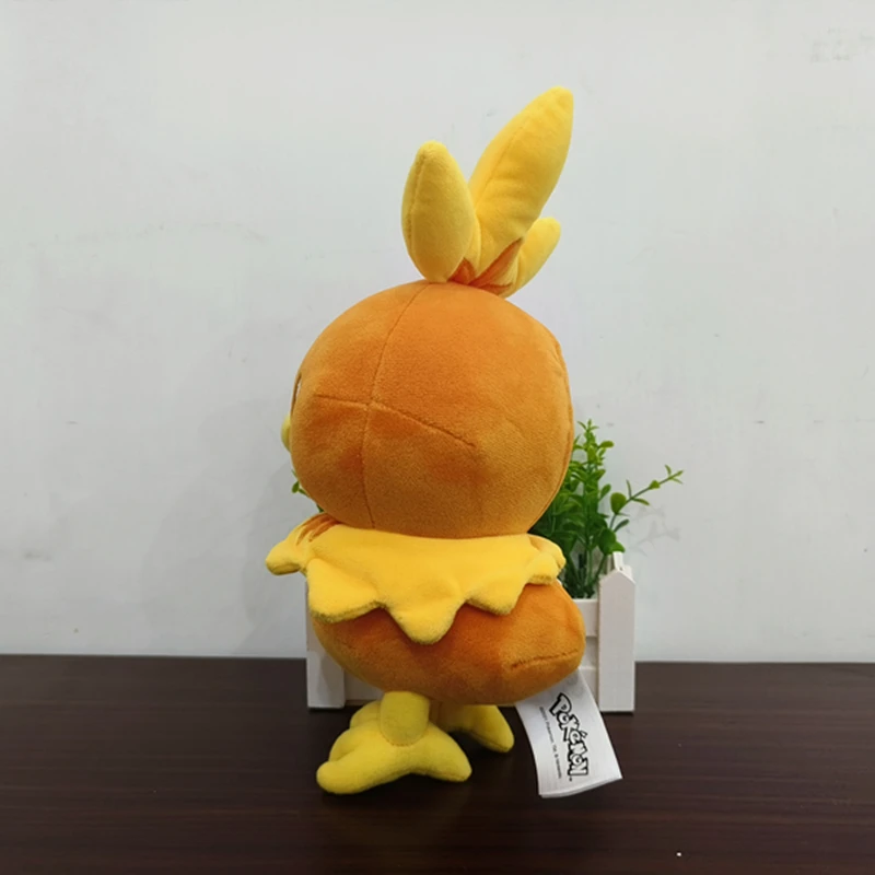 TAKARA TOMY Pokemon 28cm Torchic Plush Toys Doll Torchic Soft Stuffed Plush Doll Peluches Gift for Children Kids