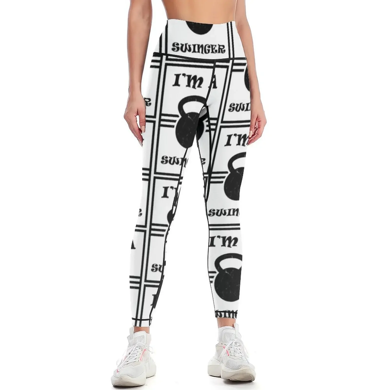 

Kettlebell Swinger Leggings Women sports exercise clothing for Women's push up fitness set gym Womens Leggings