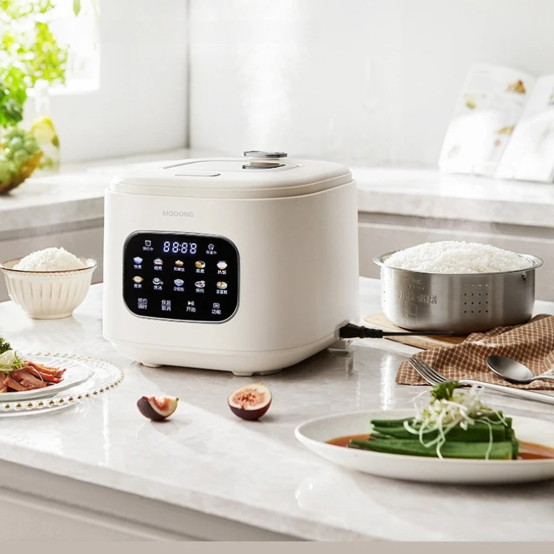 

Smart Visible Rice Cooker, 3L Rice Water Separator, 24H Keep Warm, Non-Stick Coating, Multi-Functional for Home Kitchen