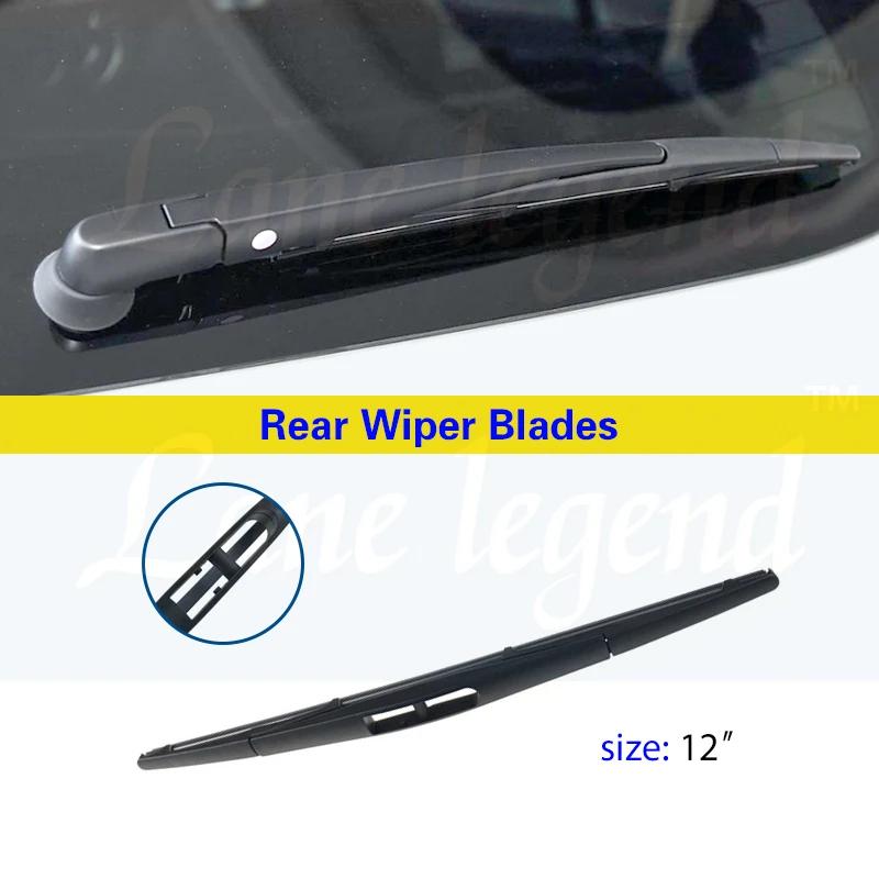 Wiper 12" Rear Wiper Blade For Subaru XV MK4 2012 2013 2014 2015 2016 Windshield Windscreen Clean Tailgate Window Car Rain Brush