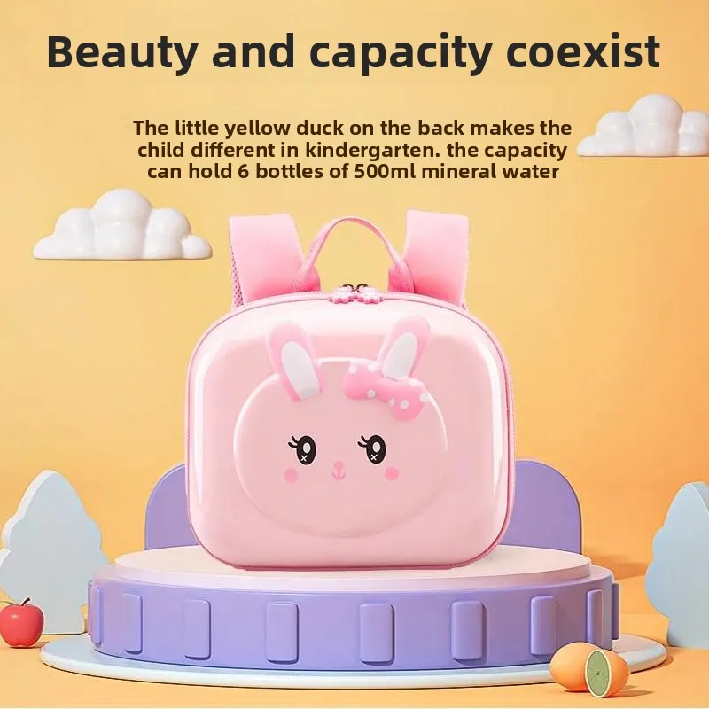 School Backpack Kids Bags Girls Toddler Backpack School Bags Backpack with Hard Shell Cute Kindergarten Satchel 2-6 Years Old