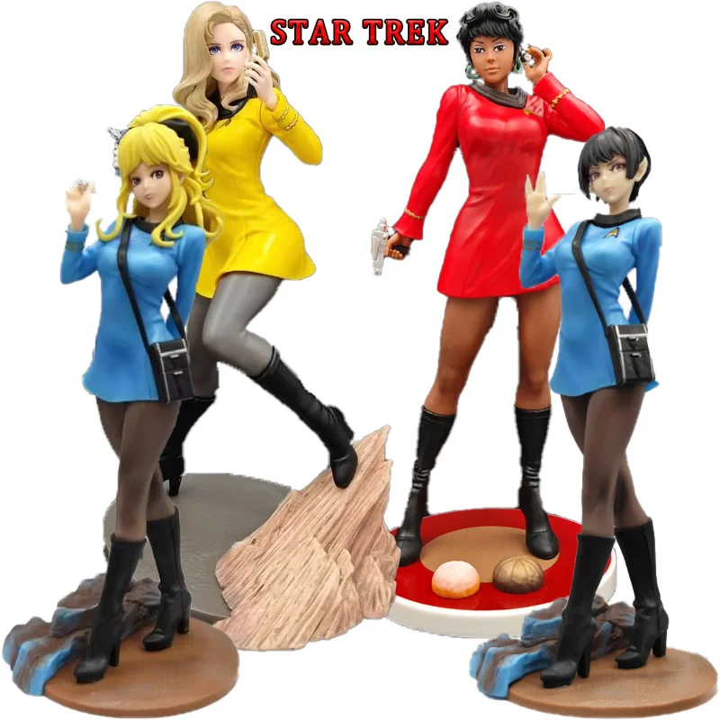 Neue Star Trek Modellserie Bishoujo Vulcan Wissenschaftlicher Mediziner Anime Actionfigur Desktop-Ornament Sammlerstück Geschenk