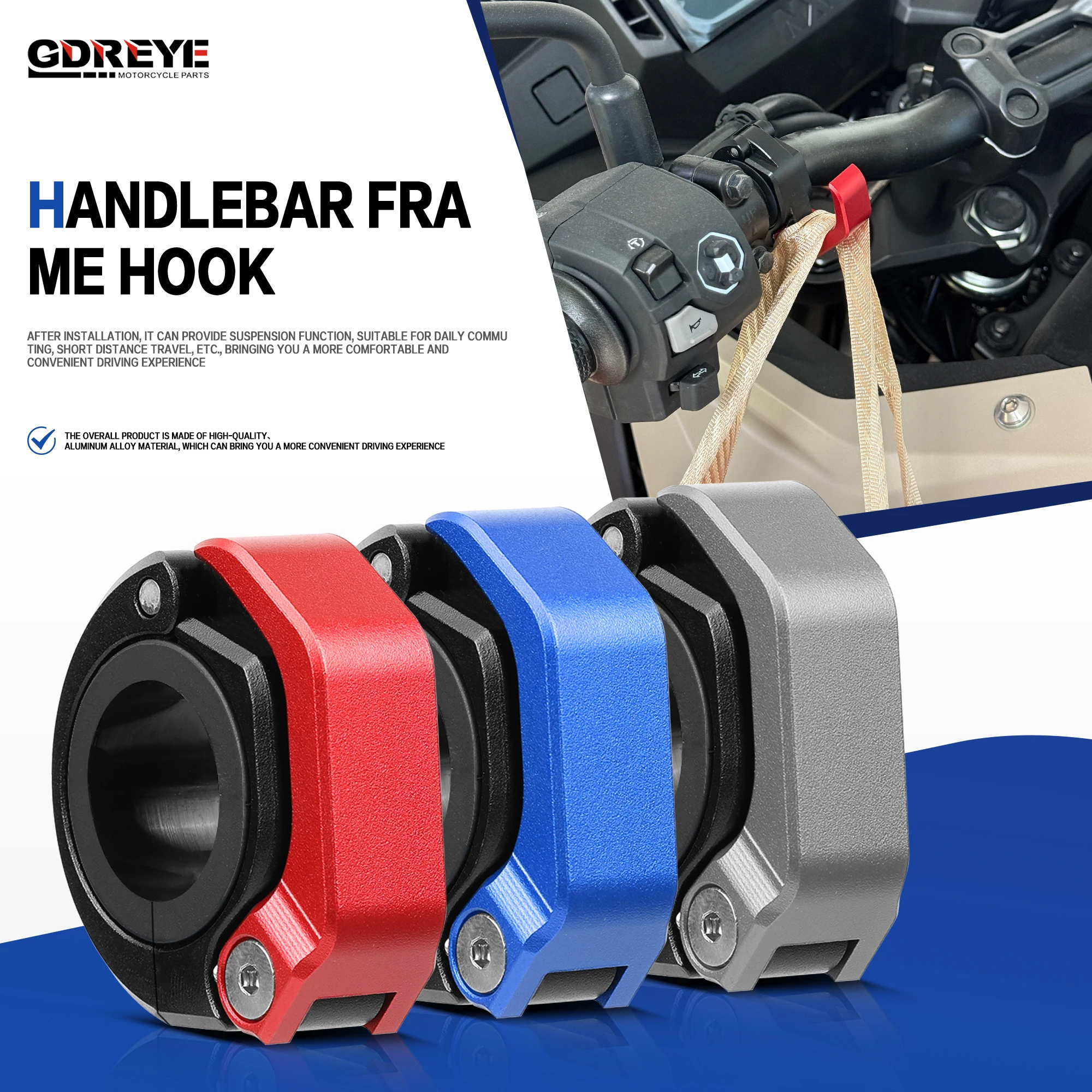 For Honda X-ADV 750 ADV350 Forza 350 750  Motorcycle XADV 750 Handlebar Hook Helmet Hook Luggage Bag Bumper Hook Foldable Hook