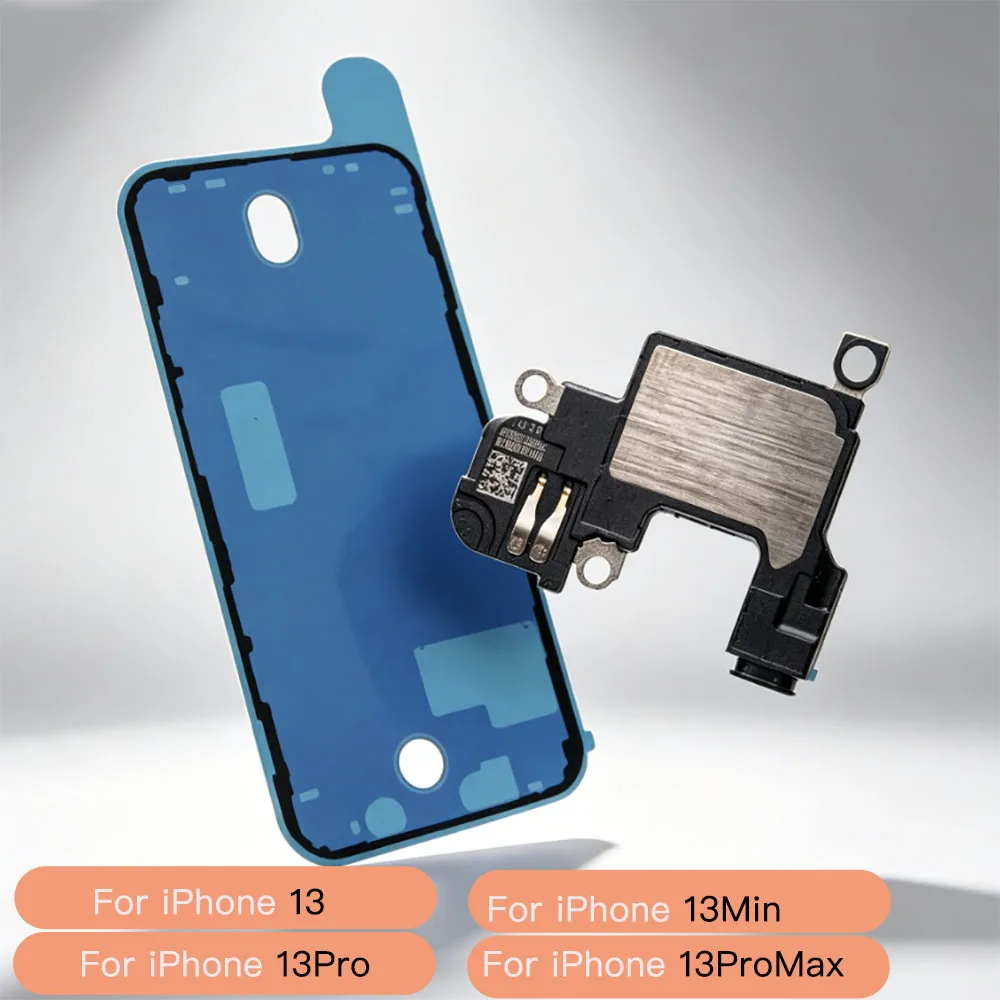 Ear Speaker Replacement  For iPhone 13 Mini Pro Max Top Loud Speaker Earpiece Module With Sreen Waterproof Tape Repair Parts