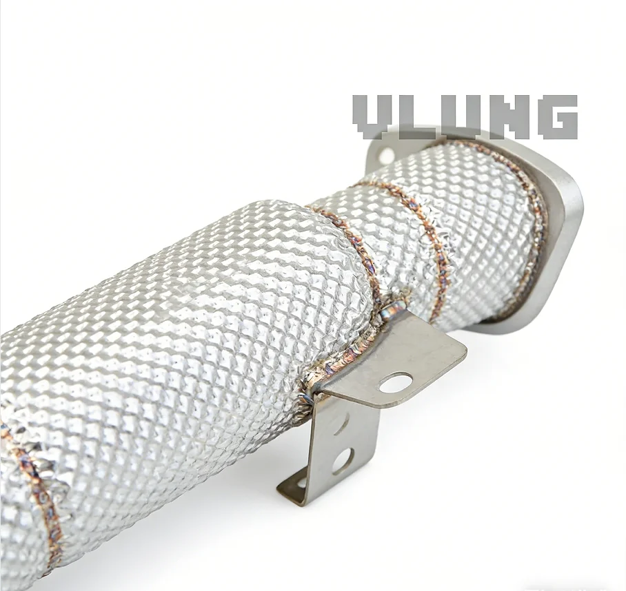 

Exhaust Downpipe for Kia Stinger 2.0T 2017-2024 Stainless Steel Down Pipe Exhaust System Racing Performance Turbo Downpipe