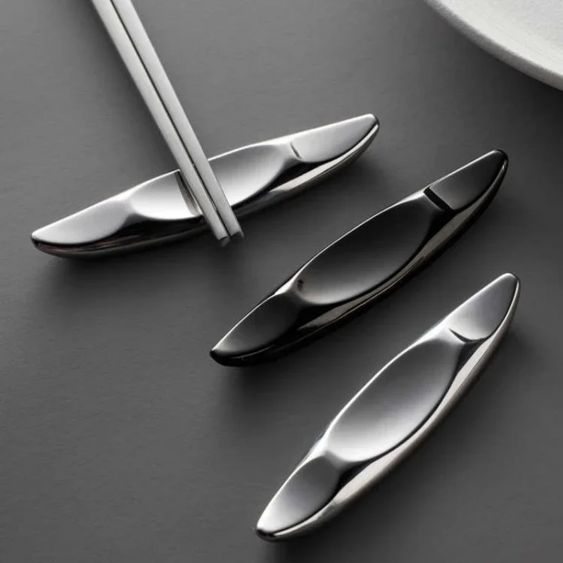 High Quality Spoon and Chopsticks Rest Stainless Steel Chopstick Rest Stone Cutlery Stand Stainless 304 Table Cutlery Holder Bar