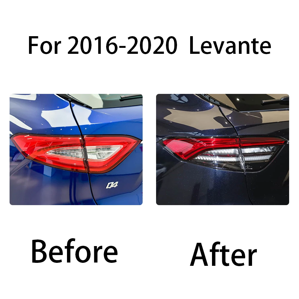 Car Light for Maserati Levante Taillight 2016-2020 Tail Lamp 12V Led Fog Light Work Drl Auto Tuning Car Supplies Accessories