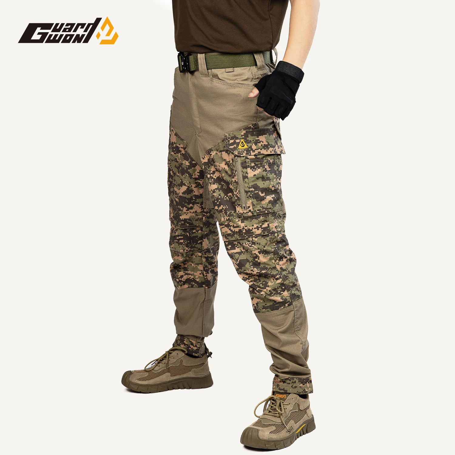 

Guardwon New Tactical Work Pants Multi-pockets Elastic Work Cargo Pants Camping Climber Pants Fishing pants