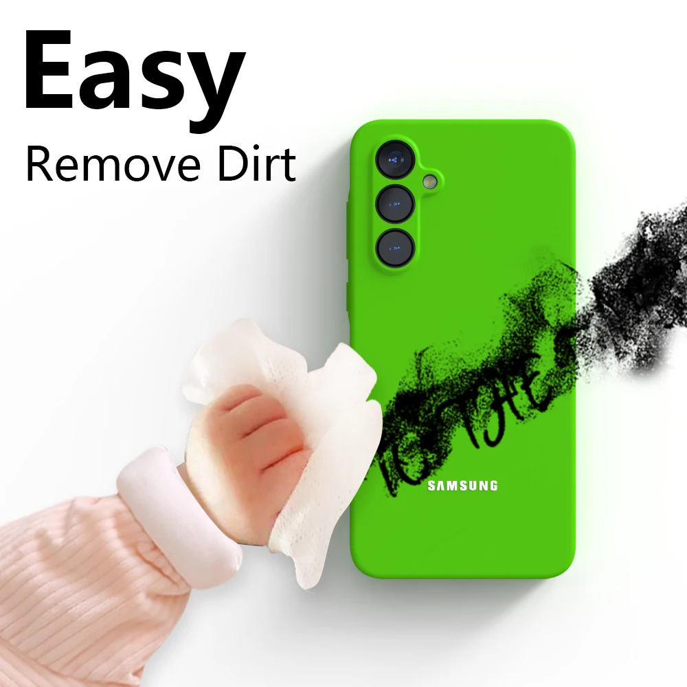 جديد لسامسونج غالاكسي A56 السائل غطاء من السيليكون A 56 55 54 36 5G غطاء Funda Coque لينة مصد الهاتف من البولي يوريثان ل A55 A56 A36 A35 A16