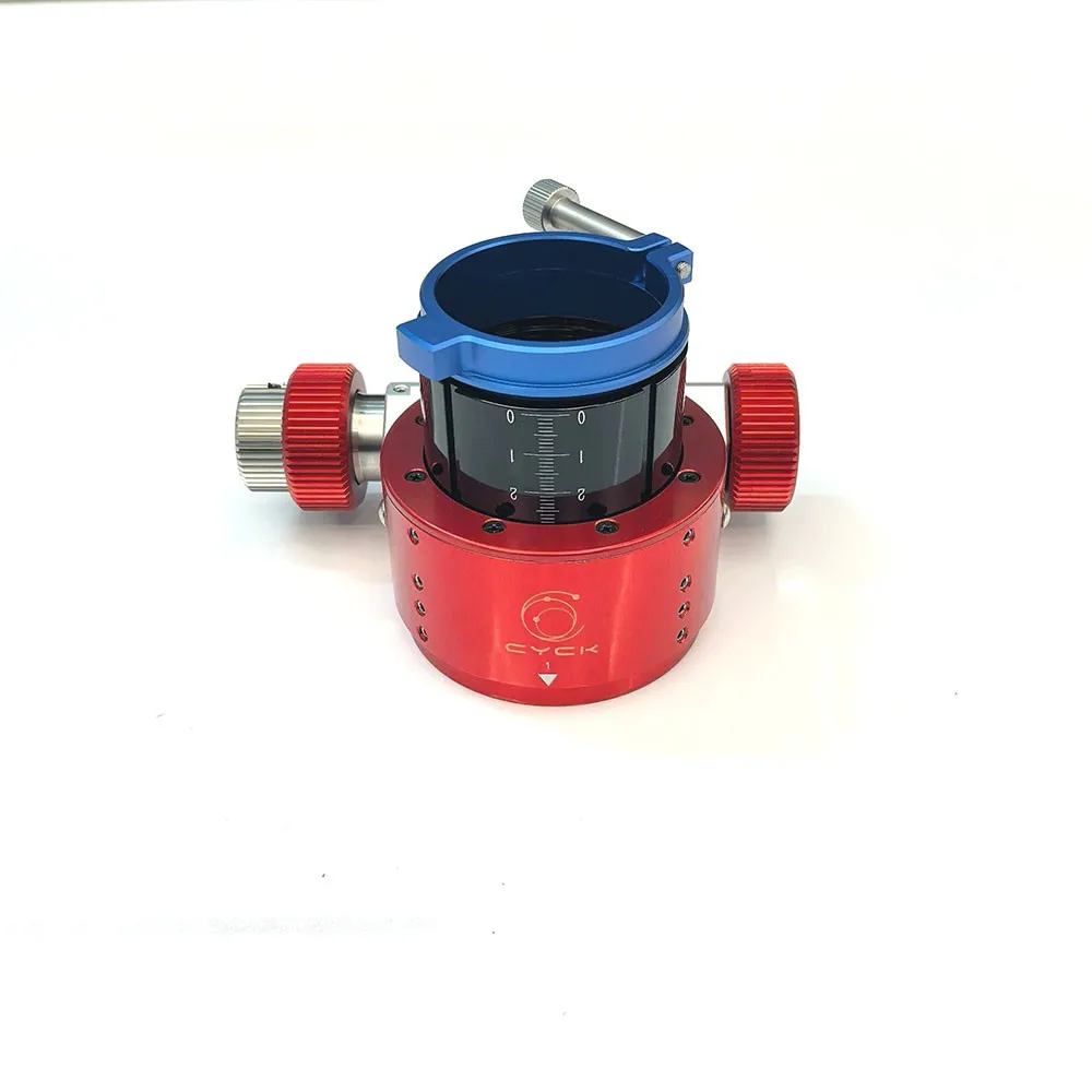 Teseek CYCK V5 16-Bearing 2-Inch Dual Speed Rack-and-Pinion Focuser for Acuter Solar Prominence Telescope
