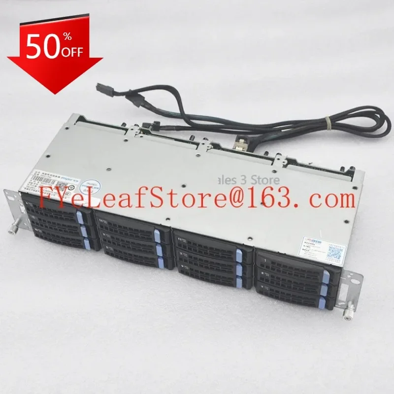 

12-bay 3.5-inch 6Gb HDD cage 12Gb storage NAS Black Synology CDN hot-swappable SAS cascade chassis