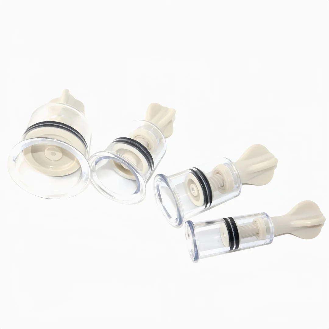 4 Sizes Rotating Handle Twist Suction Cupping Cup Nipple Enhancer Massage Vacuum Cans Suction Cup Anti Cellulite Massager view 4