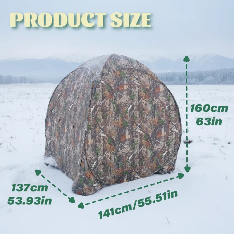1 Person Camo Hub Hunting Blin - огляд і ціна Outdoor Hunting Blinds