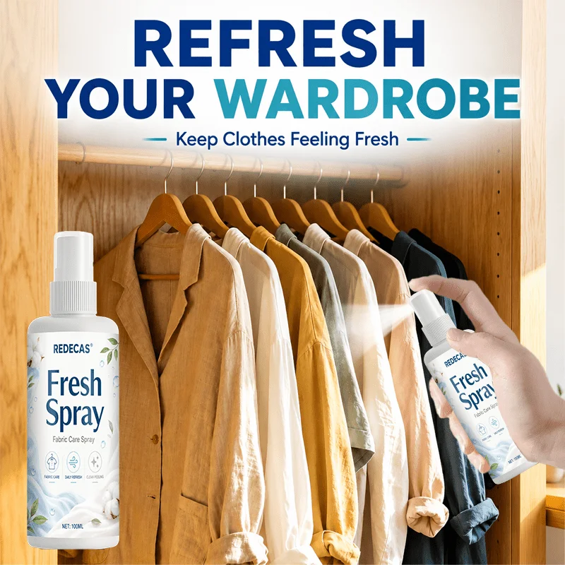 Clothes Deodorizing Spray, Removes Musty, Humidity & Drying Odors, Sweat, Car Leather, Carpet & Bedding Odor, Long-Lasting Scent