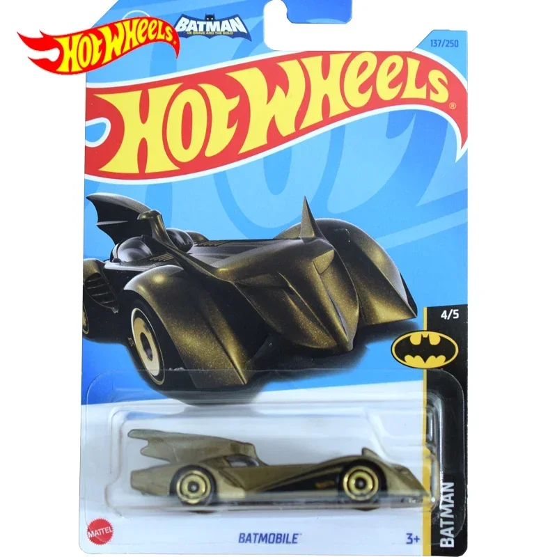 Original Hot Wheels Car Batmobile DC Batman Toy for Boy 1/64 Diecast Vehicle Model He Brave and The Bold Collector Birthday Gift