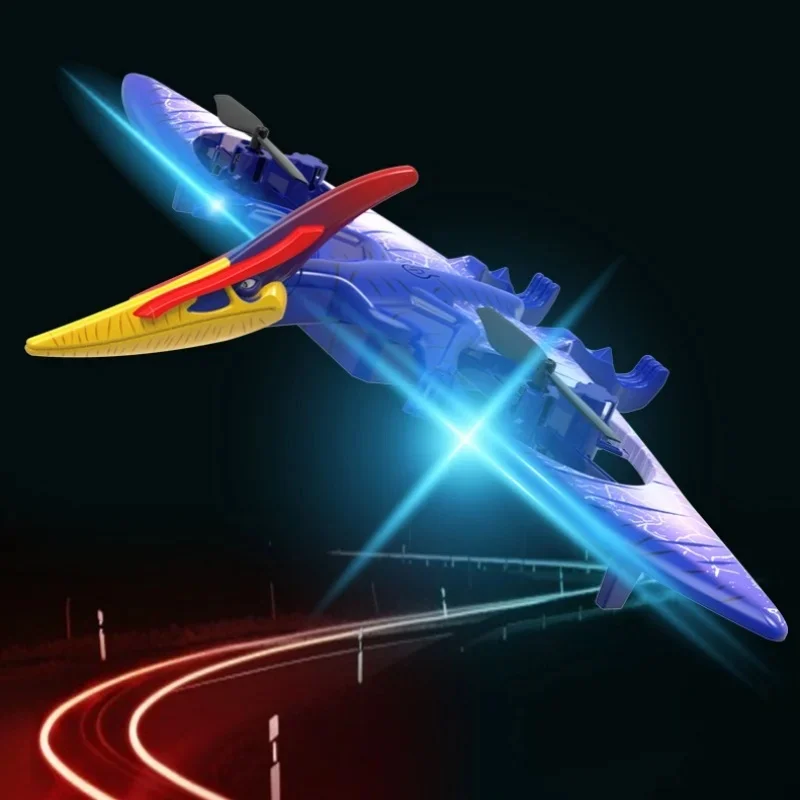 New Hot Selling 2.4g Remote-Controlled Electric Dinosaur Aircraft Simulation Pterodactyl Model Can Fly Vocal Children'S Toys