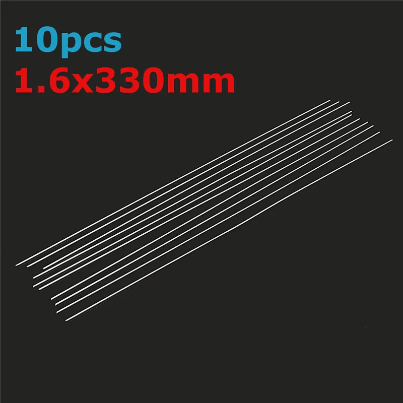 10Pcs/set 1.6x330mm Aluminum Alloy Silver Welding Solder Soldering Tools Brazing Wire Solder TIG Filler Rods