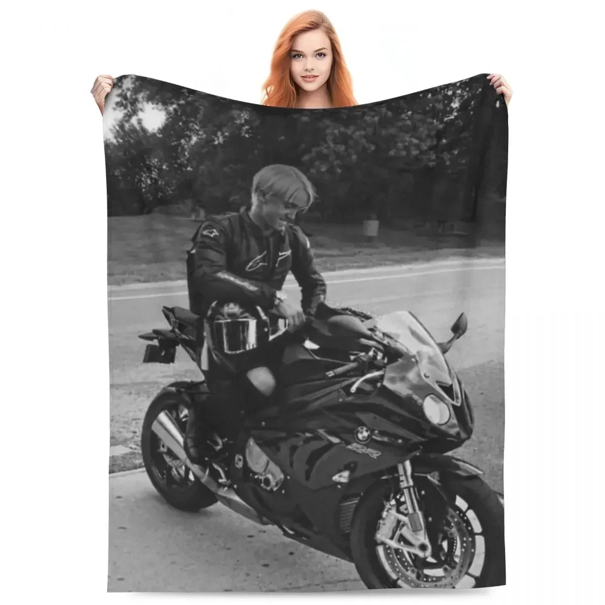 Relax Tom Felton English Actor Blanket Zubehör Raum decorative blanket light thin Fleece for sleep room