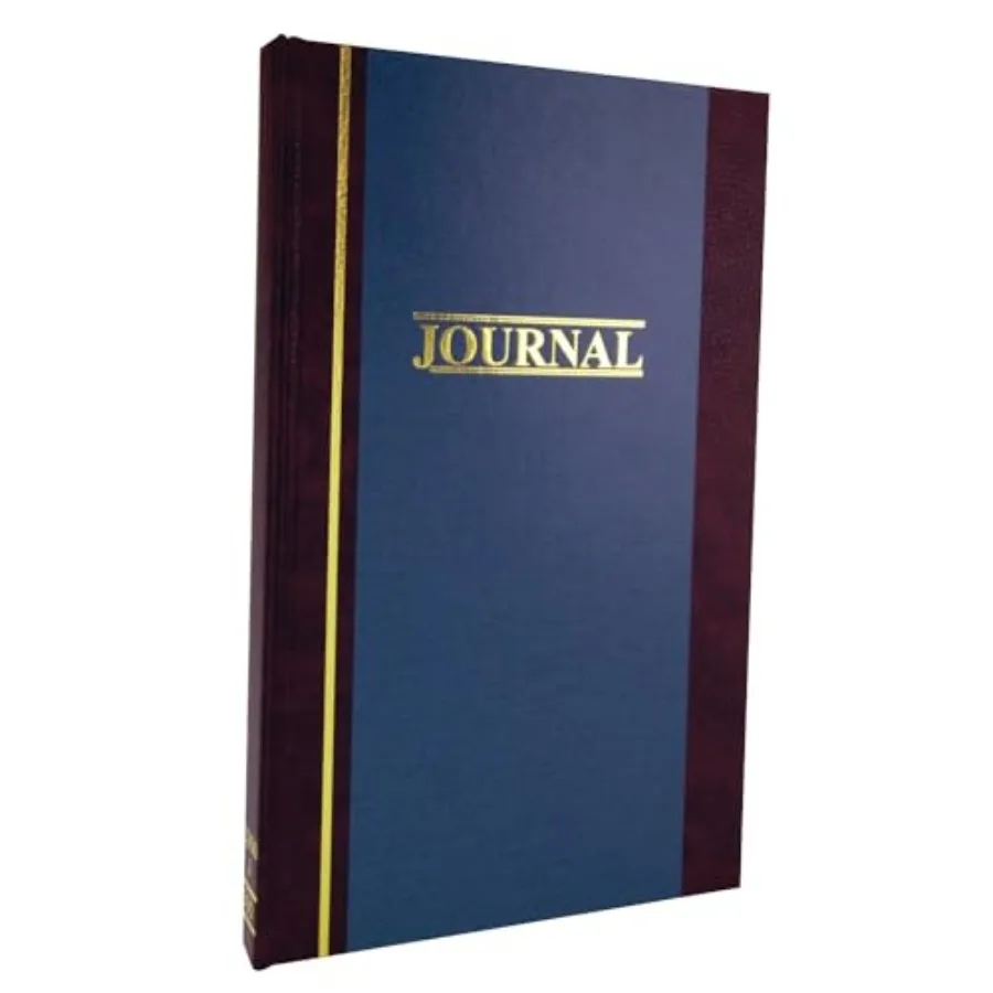 

S300 Line Accounting Journal Single Entry Ledger for Financial Record Keeping and Budget Tracking 11.75 x 7.25 Inches Size with
