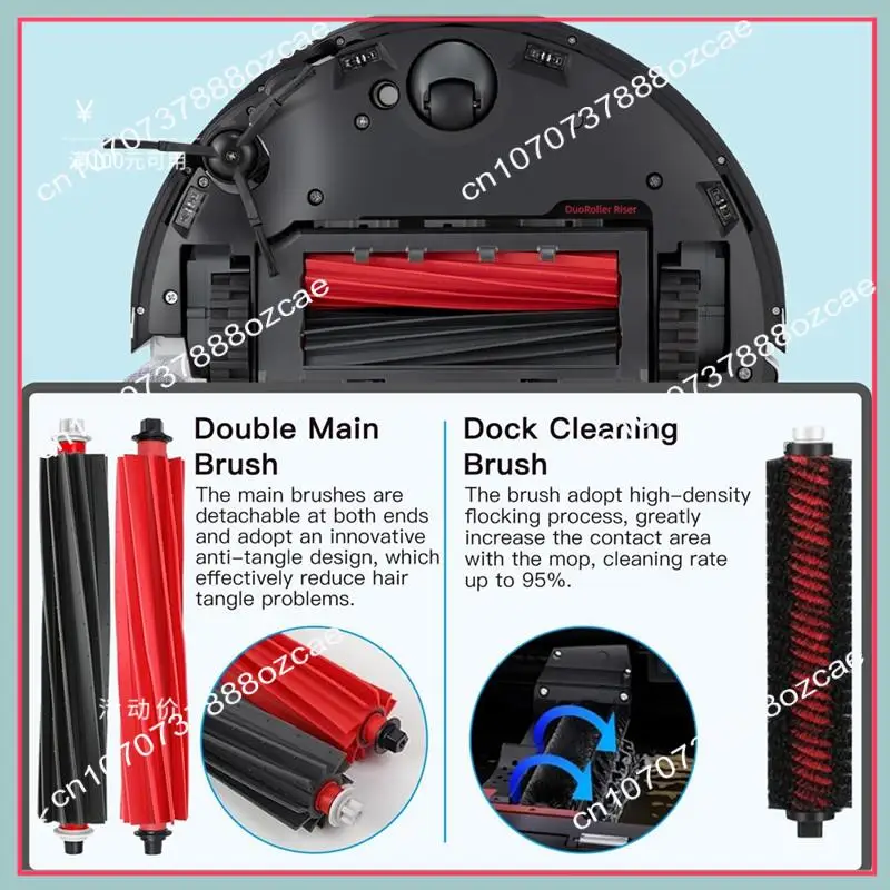 Piezas de accesorios A26P para Roborock S8 Maxv Ultra, piezas de aspiradora, Cepillo Lateral principal, filtro HEPA, paño de mopa, bolsas de polvo