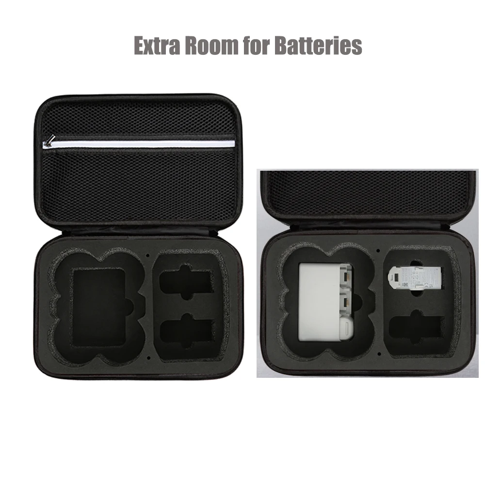 حقيبة حمل صلبة محمولة من مادة EVA حقيبة تخزين واقية غطاء مقاوم للصدمات لملحقات البطارية عن بعد DJI NEO Fly More Combo