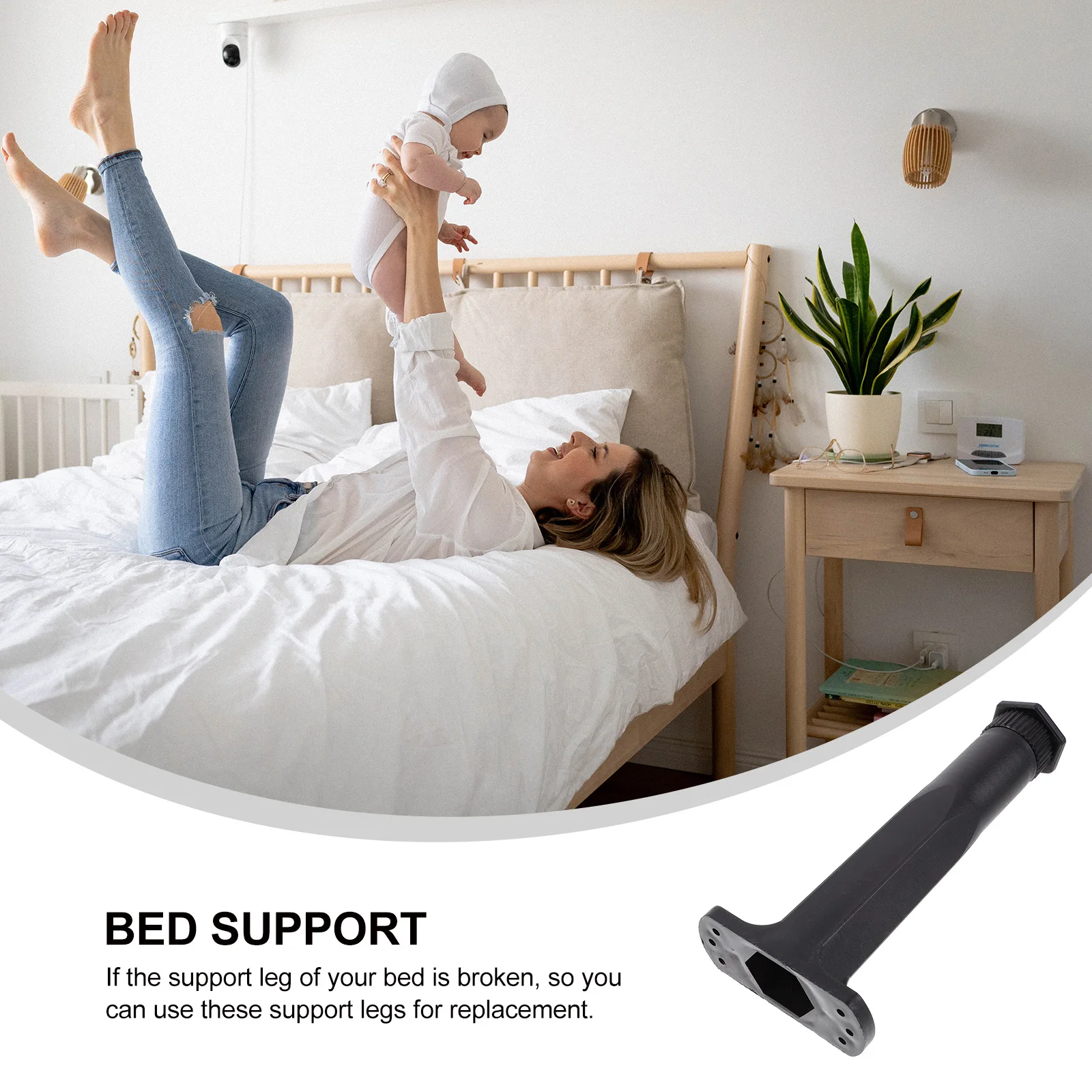 

Multifunctional Adjustable Furniture Replacement Bed Support Sturdy Table Heavy Duty Cabinet Leg Universal Bed Support Bracket