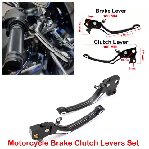 Fits for Harley Davidson Sportster XL 883 1200 XL1200 XL883 2004-2013 Motorcycle Adjustable Brake &amp; Clutch Lever Refit Bar Kits