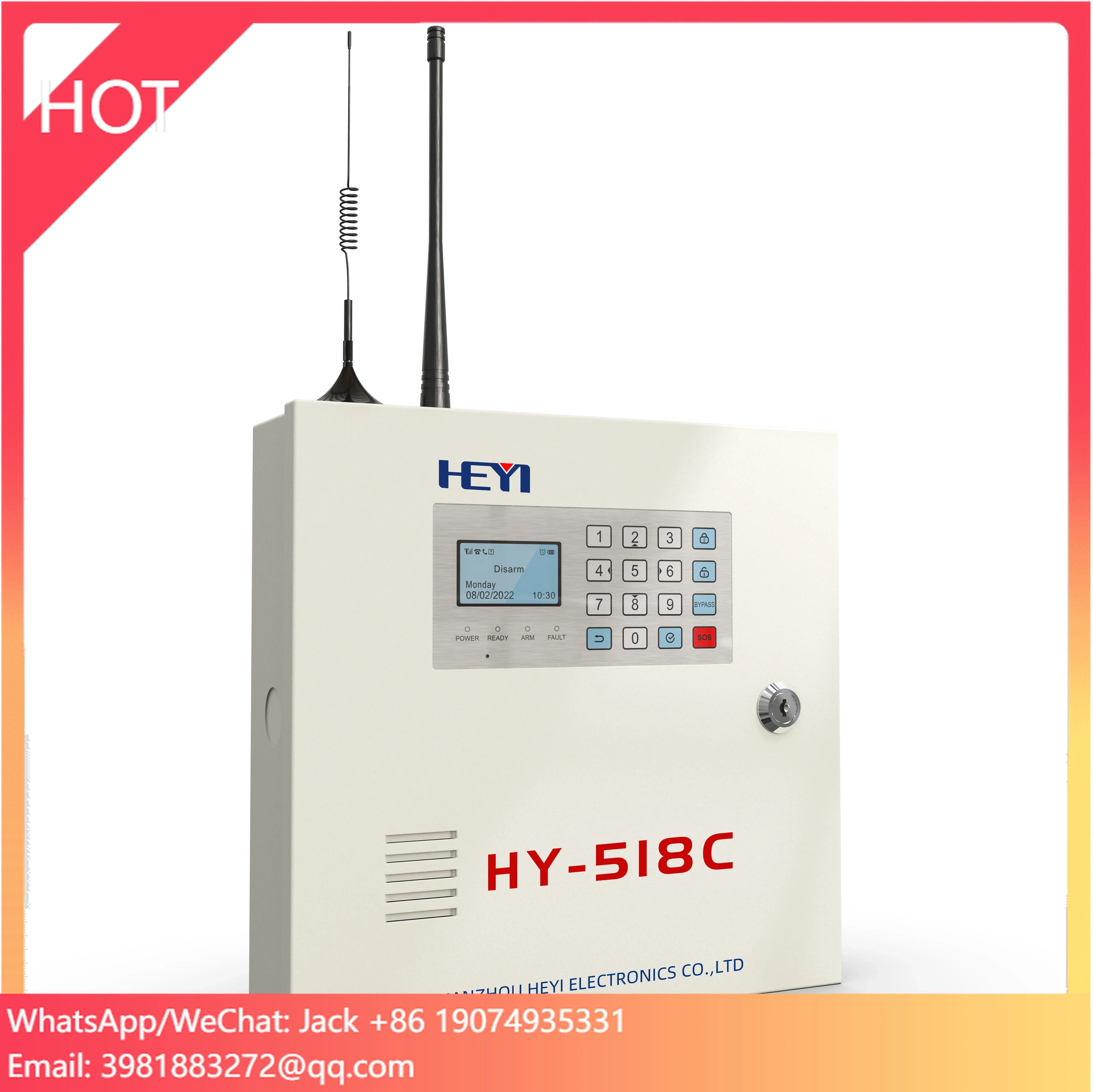 PSTN+GSM Engineering Network Alarm System With App Home Security Alarm System Made In China