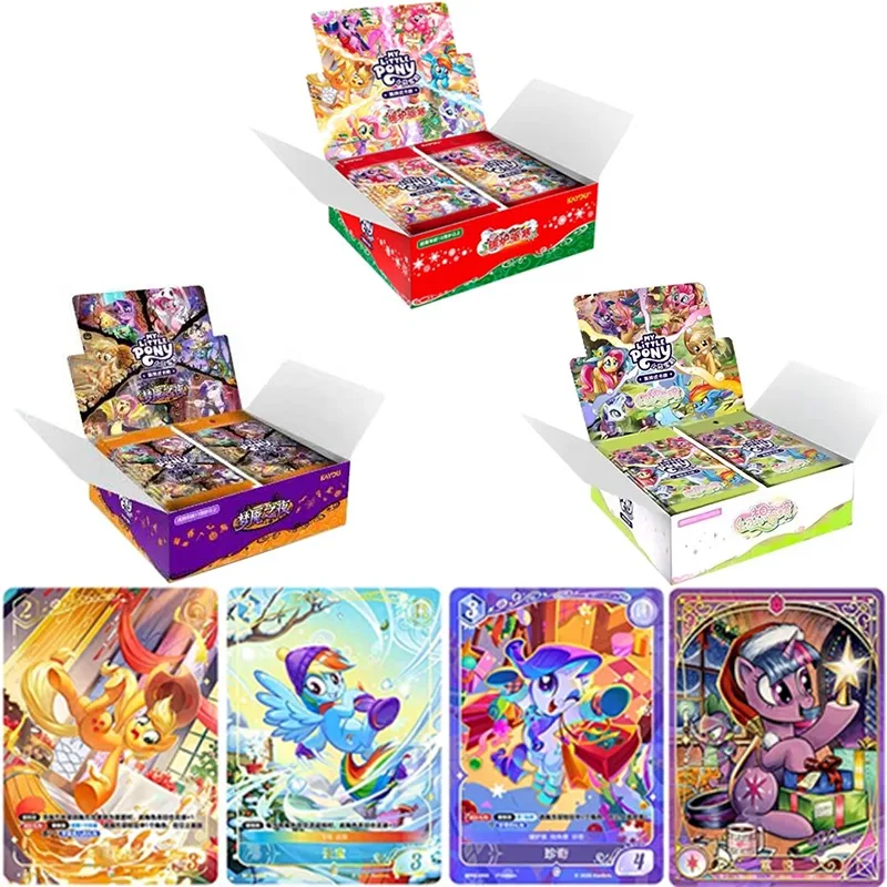 

Оригинальные коллекционные карточки KAYOU My Little Pony из серии «Тепло в сердце» — классические мультяшные сувениры, премиум-подарки для девочек на праздники