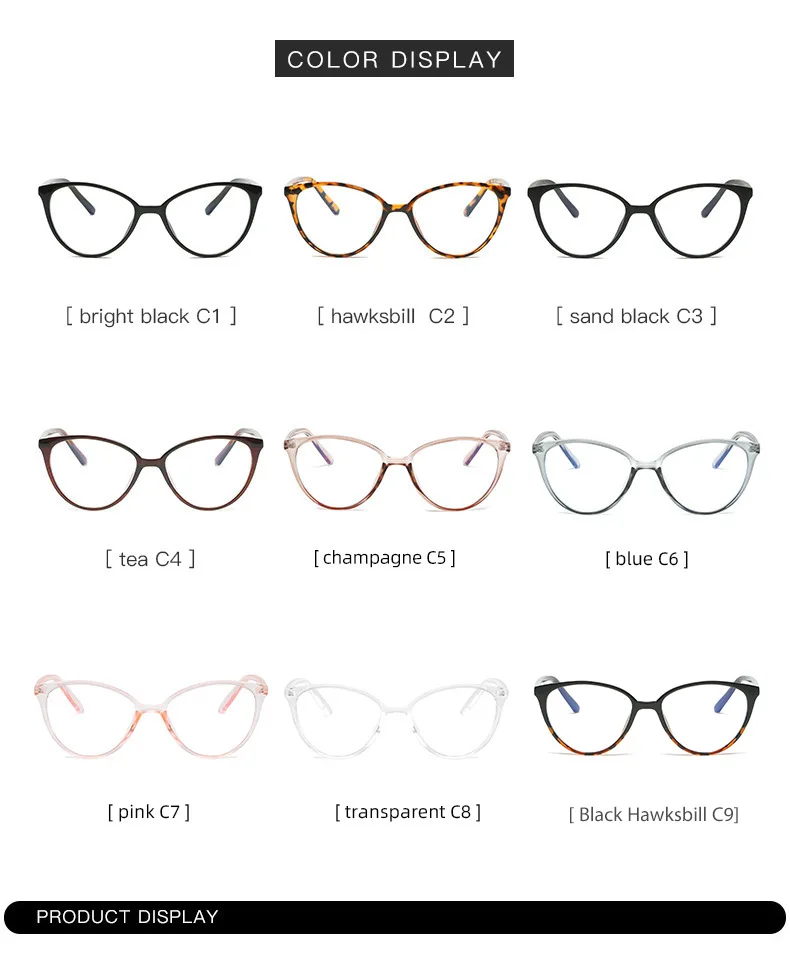 Blaulicht-Brille für Damen, 2023, flexibel, optisch, verschreibungspflichtig, Brillengestell, weibliche Computerbrille, Damen, UV400 – Detail 10
