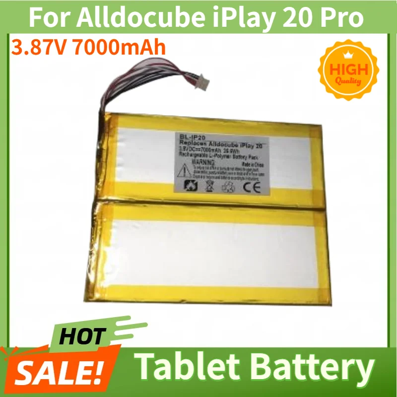 3.87V 7000mAh Battery For Alldocube iPlay 20 Pro Tablet High Quality Replacement Battery