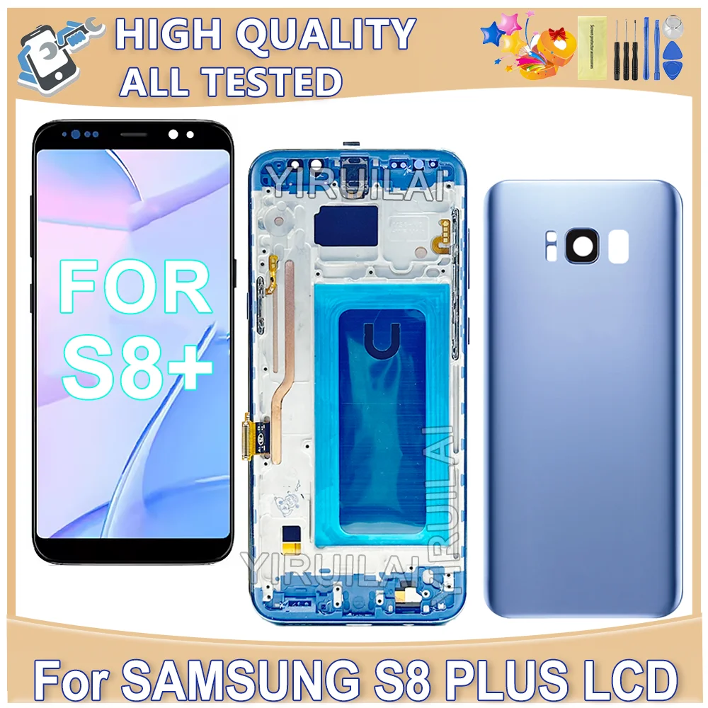 

TFT LCD Screen For Samsung S8 Plus G955F LCD Display Digital Touch Screen With Frame For Samsung S8Plus G955 Screen With Frame