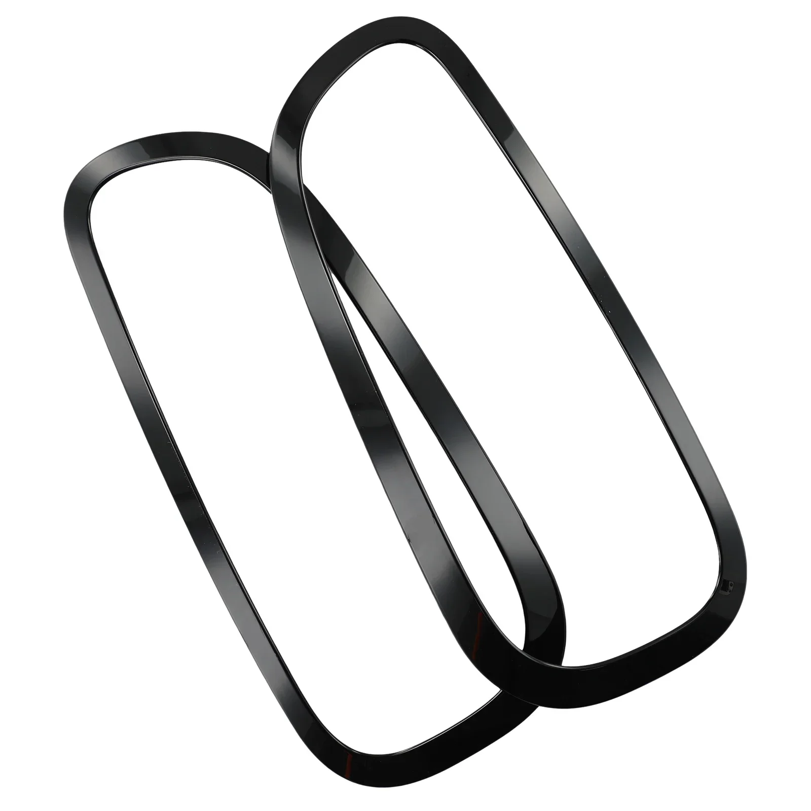 Parts Tail Light Frame Cover ABS Black Stickers 2pcs/set Accessories Fittings For Mini Clubman F54 2022 Replacement High Quality