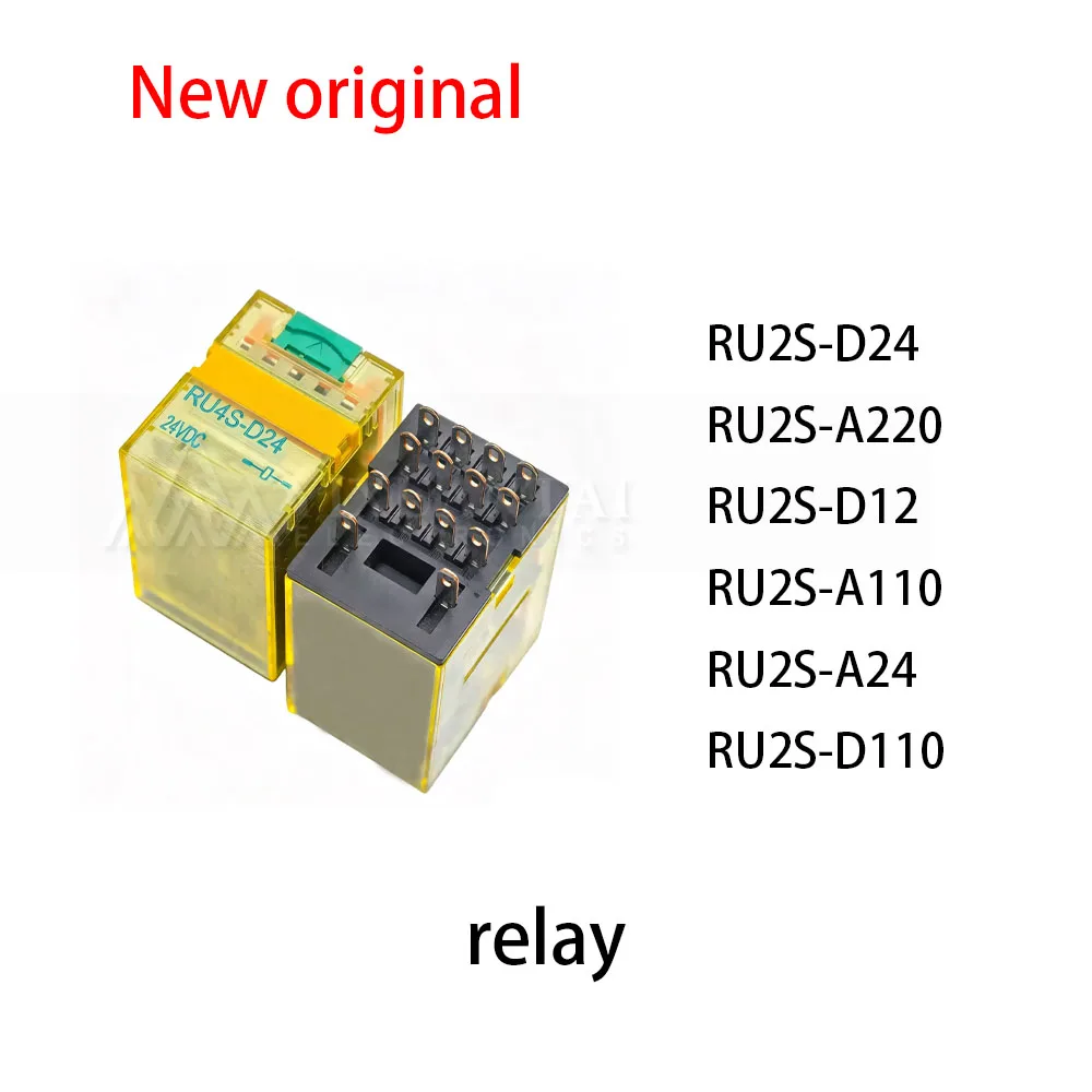 (5pcs) 100% New relay RU2S-D24 RU2S-A220 RU2S-D12 RU2S-A110 RU2S-A24 RU2S-D110