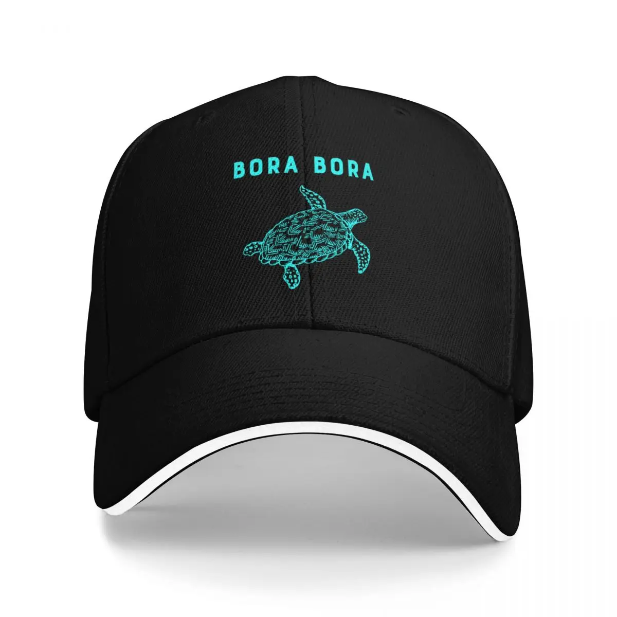 

Bora Bora Turtle - French Polynesia Baseball Cap fishing caps man Rugby Caps For Women Men's