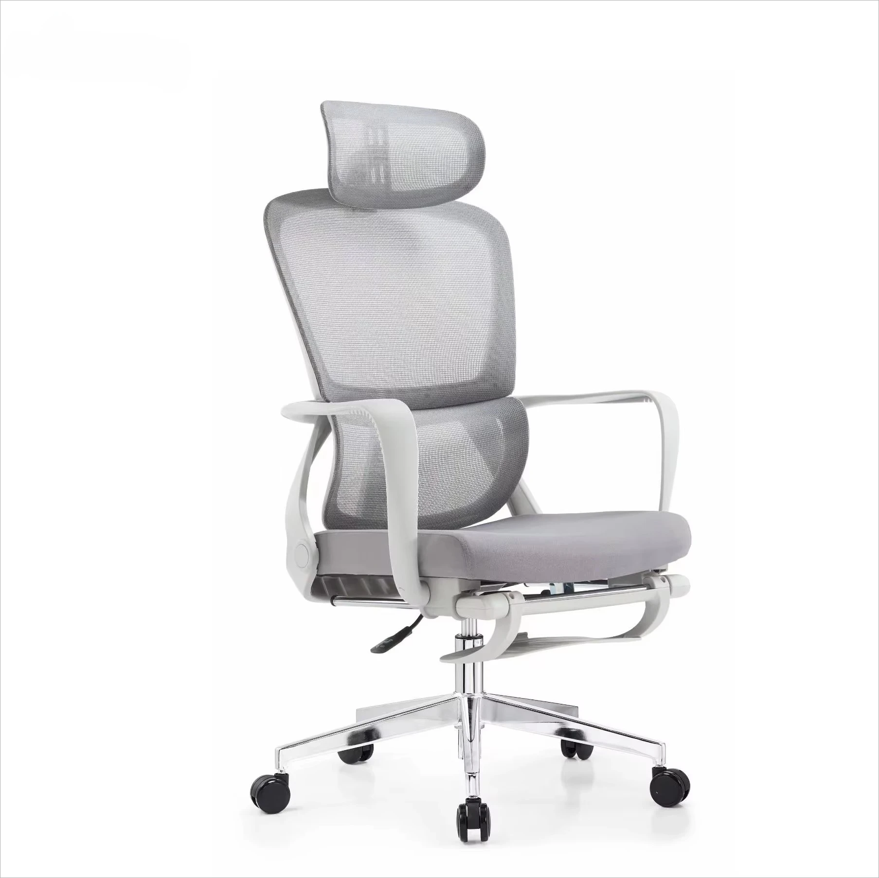 New Product High Back Grey Office Chair Design of Modern Ergonomic Administrative Office Chair