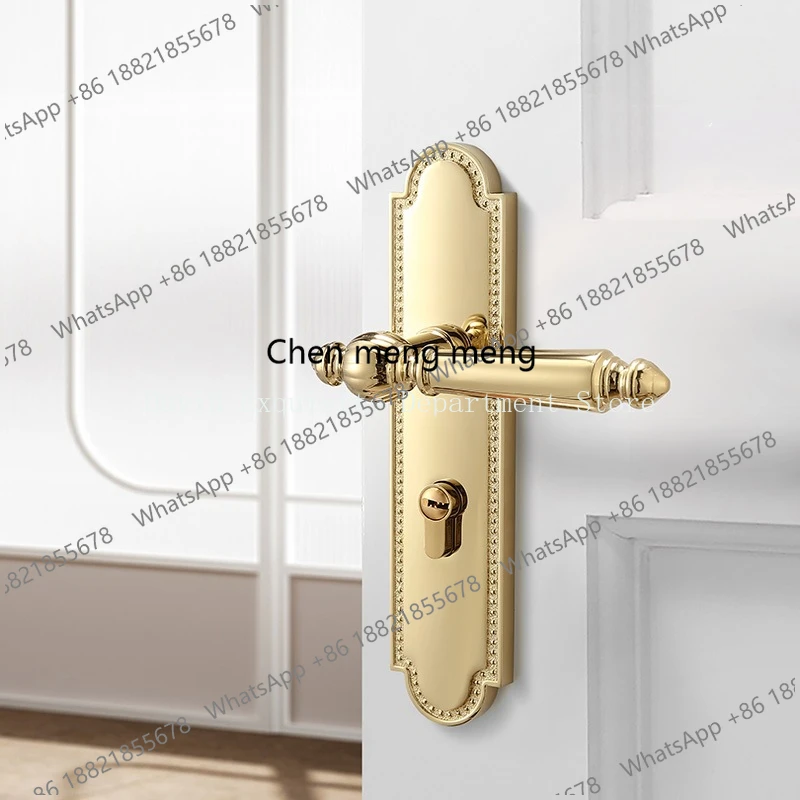 Handle Mechanical Door Lock Hotel Silent Anti-theft Door Locks Furniture Hardware Supplies Universal Mute Lockset