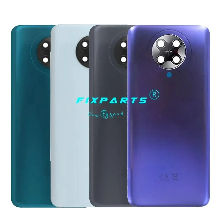 New For Xiaomi Poco F2 Pro Back Cover Glass Case Rear Housing Door For M2004J11G Battery Cover Replacement