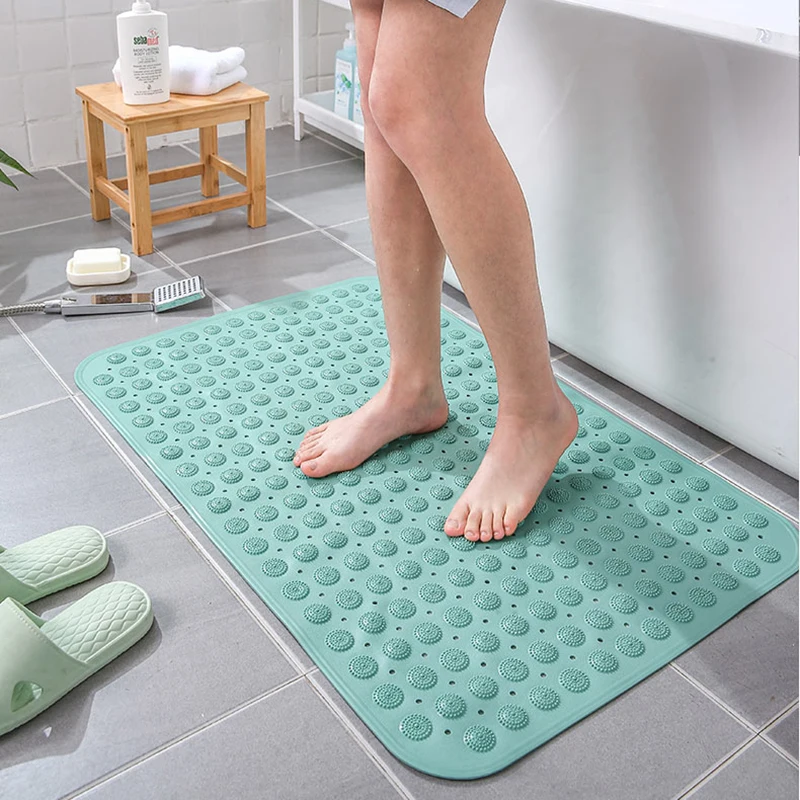 

Anti-Slip Mats For Bathrooms Eco-Friendly Household Shower Bathroom Anti-Drop Suction Cup Mats Bathroom Massage Feet Mats