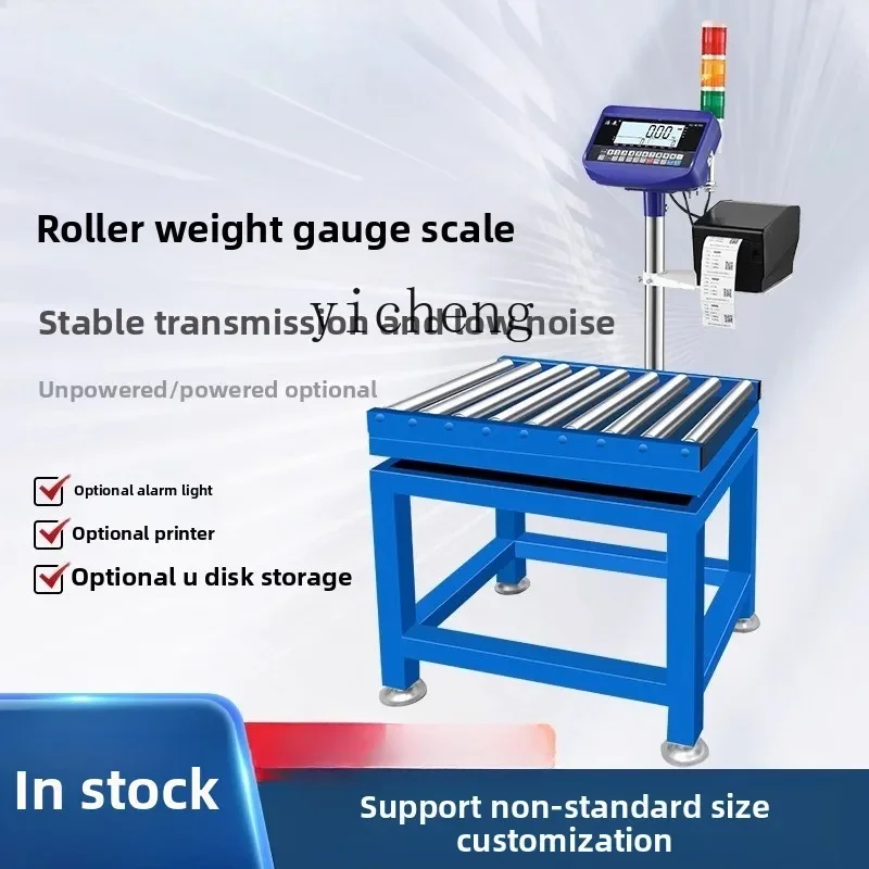 TQH Roller Scale Roller Table  Roller Electronic Scale Pipeline Check Weigh High Precision Belt  Dynamic Sorting Scale