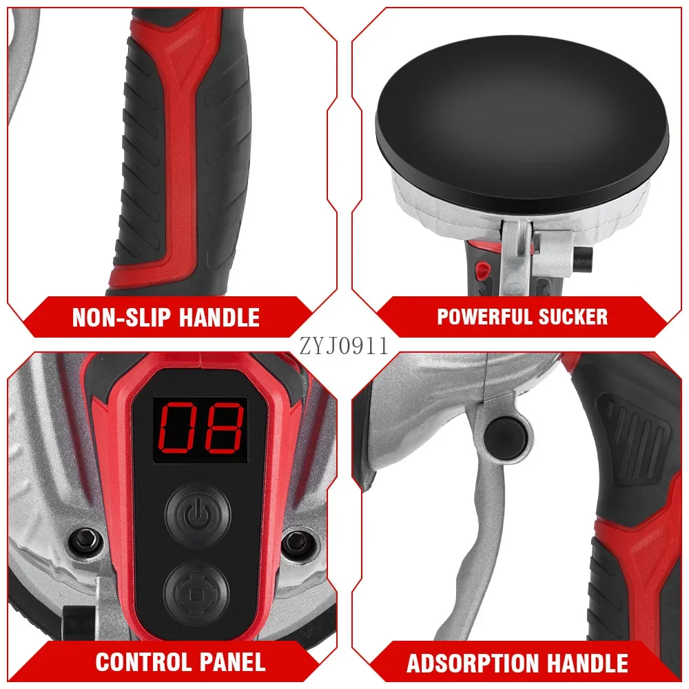 200 كجم 8 التروس آلة بلاط البلاط الكهربائية بلاط أرضيات الحائط وضع تهتز أداة بلاط رصف جهاز لبطارية ماكيتا 18 فولت