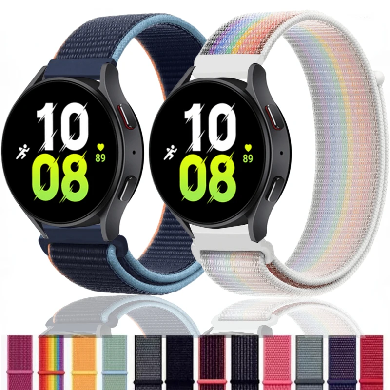 

Nylon strap For Samsung Galaxy watch 3 4 5 Gear S3 Amazfit GTR 3 4 Breathable wristband For Huawei watch GT/3/4 22mm 20mm bands