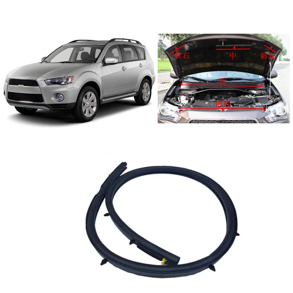 1 Pcs or Kit Hood Rubber for Outlander CW 2010-2012 Bonnet Weatherstrip Sealing for Hood Cover Protector 5902A082 5902A024