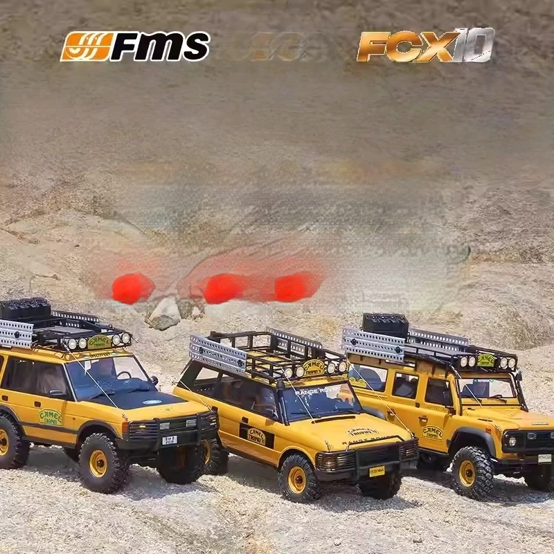 Fms 1/10 مقياس Rc سيارة التحكم عن بعد الكهربائية تسلق على الطرق الوعرة مركبة الجمل كوب Fcx10rc لعبة مجسمة للأطفال هدية عيد ميلاد