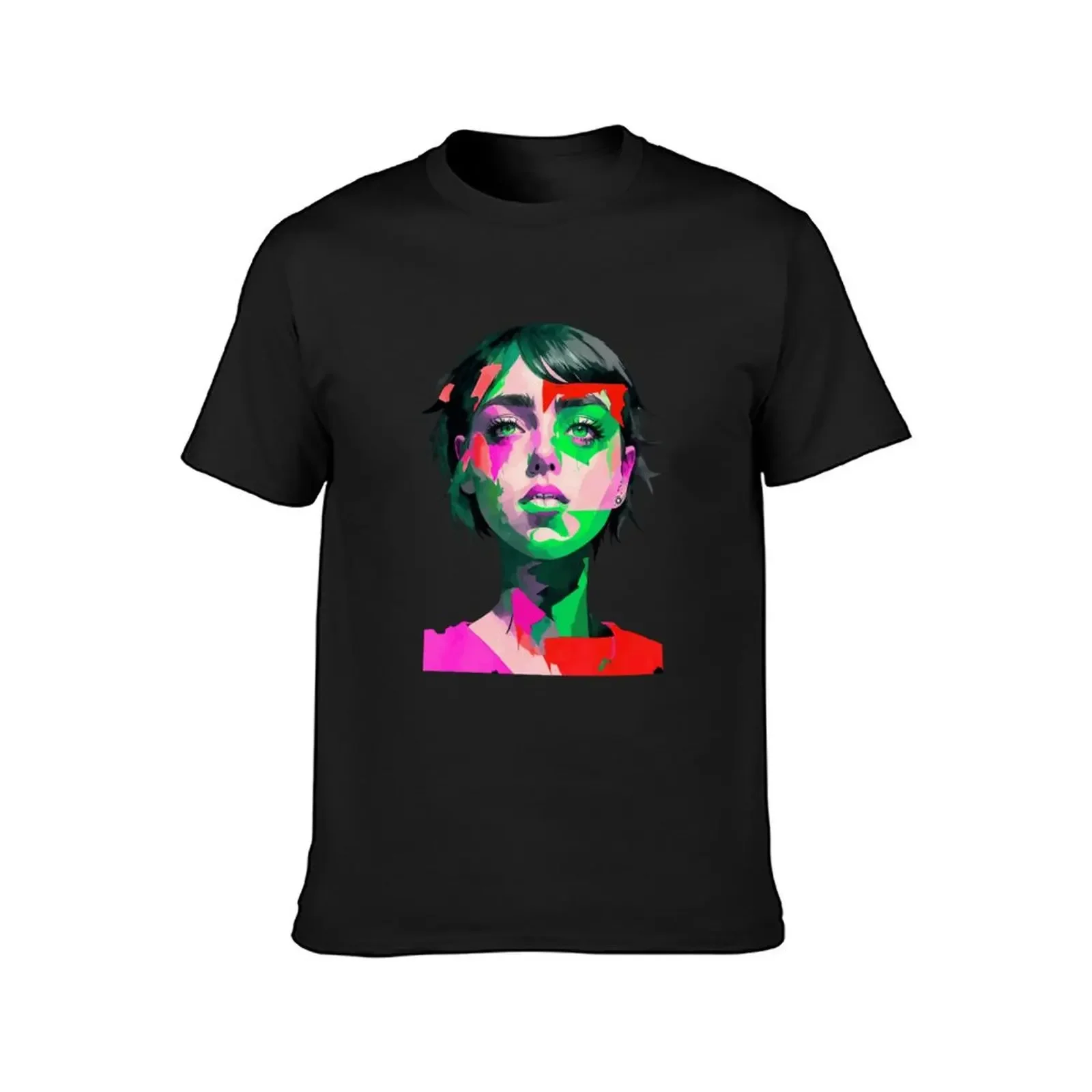 abstract billie T-Shirt customs design your own Aesthetic clothing t shirt for men